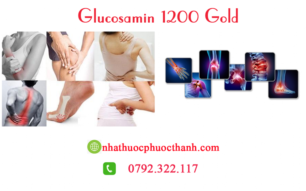glucosamin sulfat 1200 vàng
