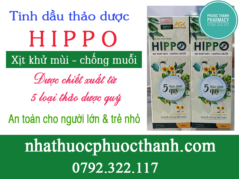 Thảo dược chống muỗi Hippo