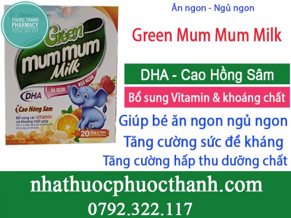 ăn ngon ngủ ngon Green Mum Mum